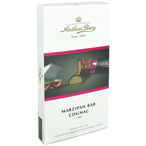 Billede af Anthon Berg Marcipan Bar Cognac 7er 280 g.