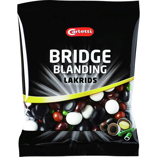Billede af Carletti Bridge Mix Lakrids 165 g.