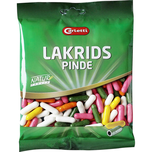 lige ud jeg er træt konstant Carletti Lakridspinde 170 g.