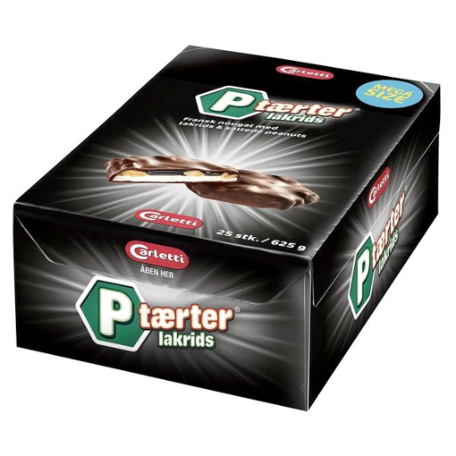 Billede af Carletti P-Taerter Lakrids 625 g.