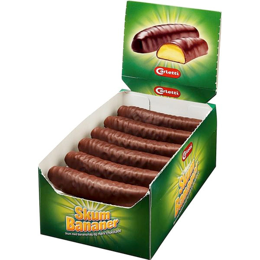Billede af Carletti Skumbananer 600 g.