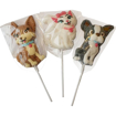 Billede af DOK Barbie Puppy Marshmallows Pops 35 g.