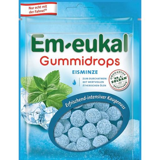 Billede af Em-eukal Gummidrops Mynte 90 g.
