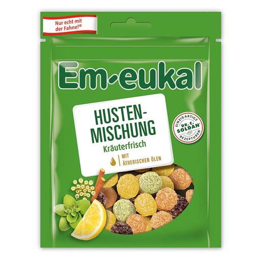 Billede af Em-eukal Gummidrops, Hoste Blanding 90 g.