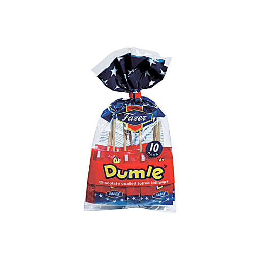 Billede af Fazer Dumle slikpinde 10er 100 g.
