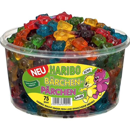 Billede af Haribo Bärchen-Pärchen 1200 g.