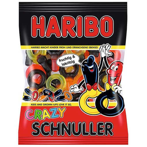 Billede af Haribo  Skøre Vingummi Sutter 200 g.