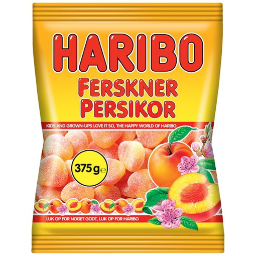 Billede af Haribo Ferskner/Persikor 375 g.