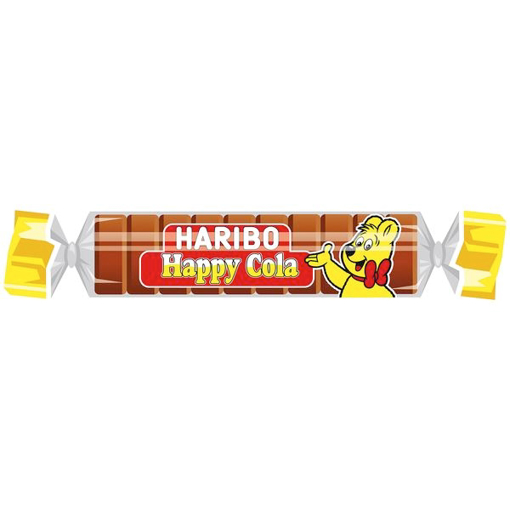 Billede af Haribo Happy Cola vingummi rulle 25 g.