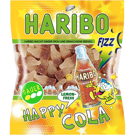 Billede af Haribo Happy Cola Lemon 200 g.