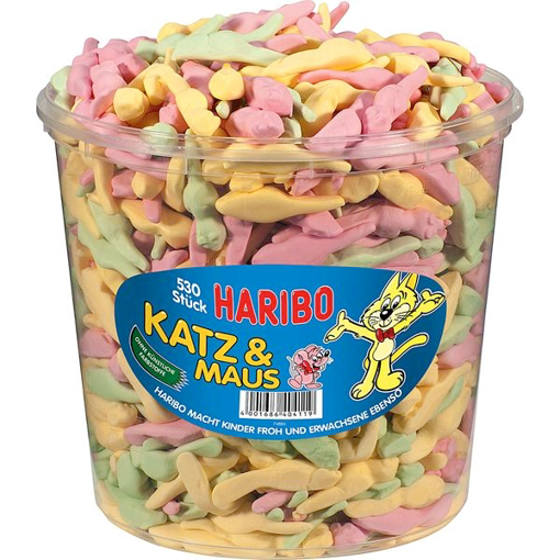 Billede af Haribo Katte og Mus  1060 g.