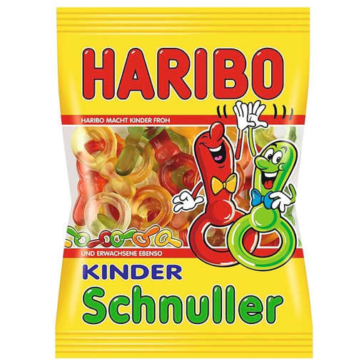 Billede af Haribo børne sutter, vingummi 200 g.