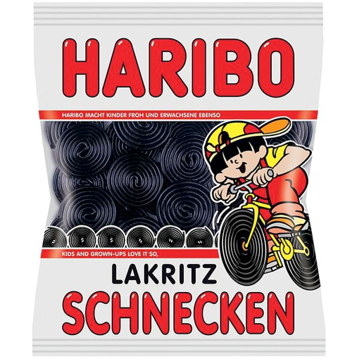 Billede af Haribo Lakrids-Snegle Pose 1000 g.