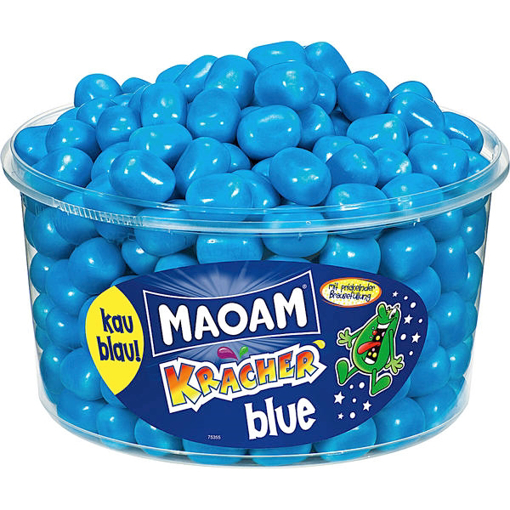 Billede af Haribo Maoam Kracher Blå 1200 g.