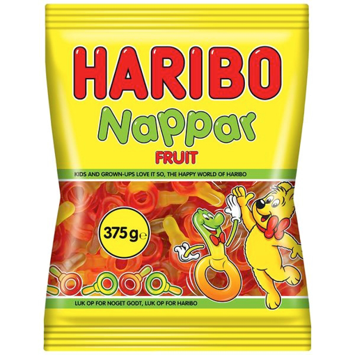 Billede af Haribo Nappar Fruit 375 g.