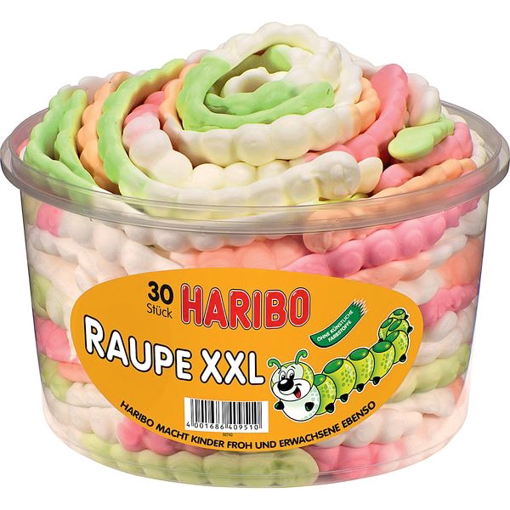 Billede af Haribo Larver XXL 960 g.