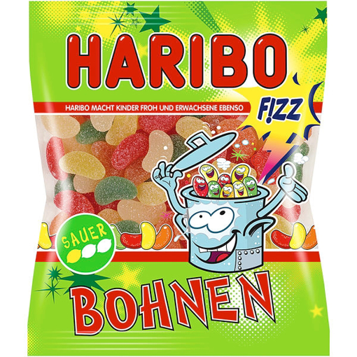 Billede af Haribo Saure Bohnen 200 g.