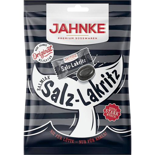 Billede af Jahnke Salt lakrids Bonbon 125 g.