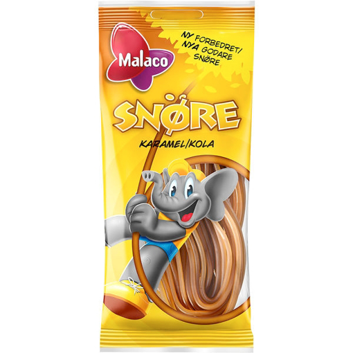 Billede af Malaco Snøre Cola Karamell 94 g.