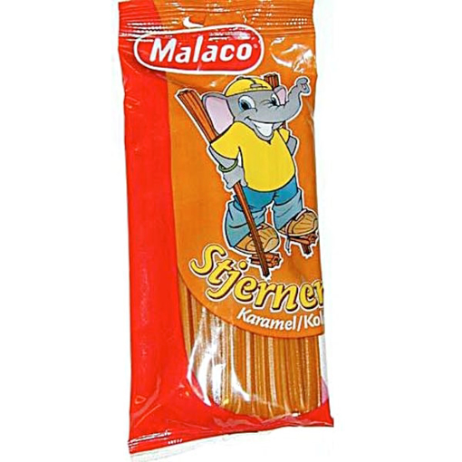 Billede af Malaco Stjerner Karamel 92 g.