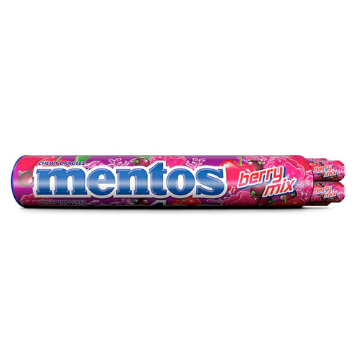 Billede af Mentos Jumborulle Berry Mix 8er 296 g.
