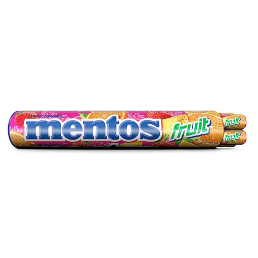 Billede af Mentos Jumborulle Fruit Mix 8er 296 g.