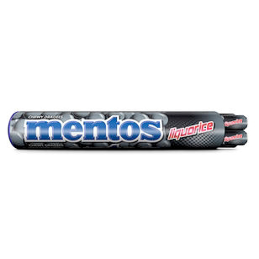 Billede af Mentos Jumborulle Lakrids 8er 296 g.