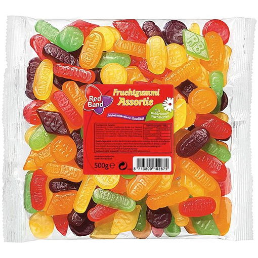 Billede af Red Band Frugt Vingummi Assortie 500 g.