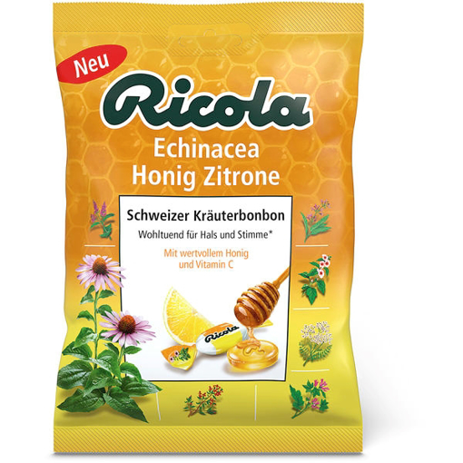 Billede af Ricola Echinacea Honig Zitrone 75 g.