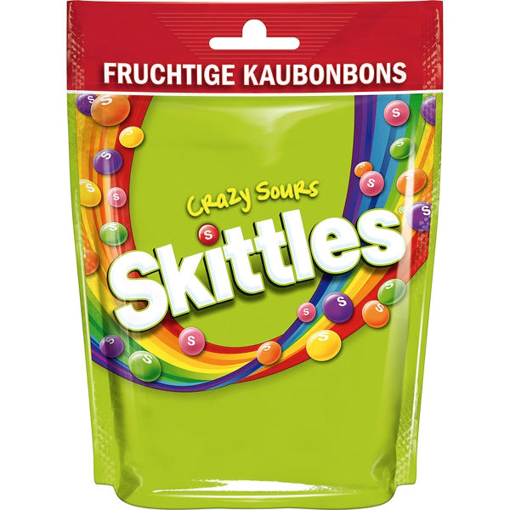 Billede af Skittles Crazy Sours 160 g.