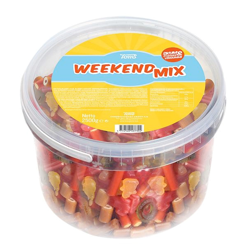 Billede af Toms Weekend Mix 2500 g.