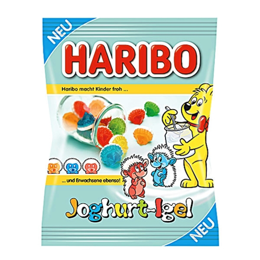 Billede af Haribo Joghurt-Igel 175 g. MHT. 28-03-2020