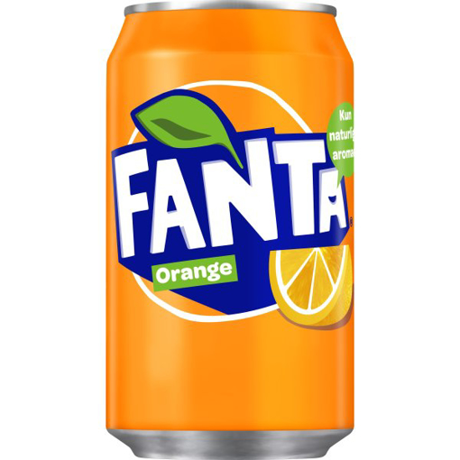 Billede af Fanta Orange 24 x 0,33 l