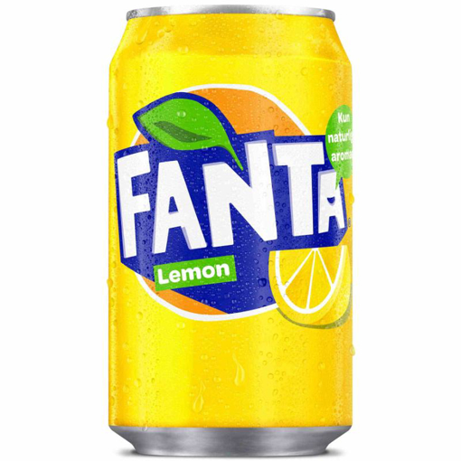 Billede af Fanta Lemon 24 x 0,33 l