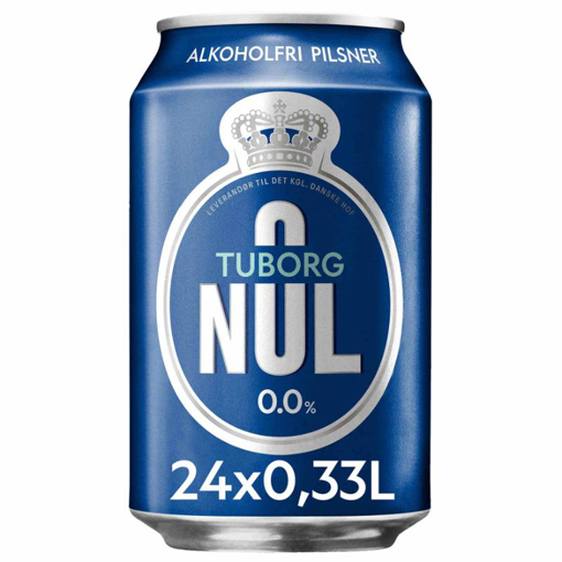 Billede af Tuborg Nul 0,0 24 x 0,33 l