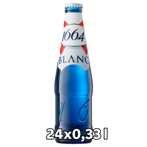 Billede af Kronenbourg 1664 Blanc 5% 24x0,33 l