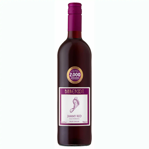 Billede af Barefoot Moscato, Jammy Red  6 x 0,75 l